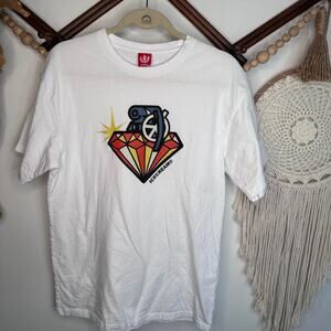 Ice Cream White Spark Graphic T